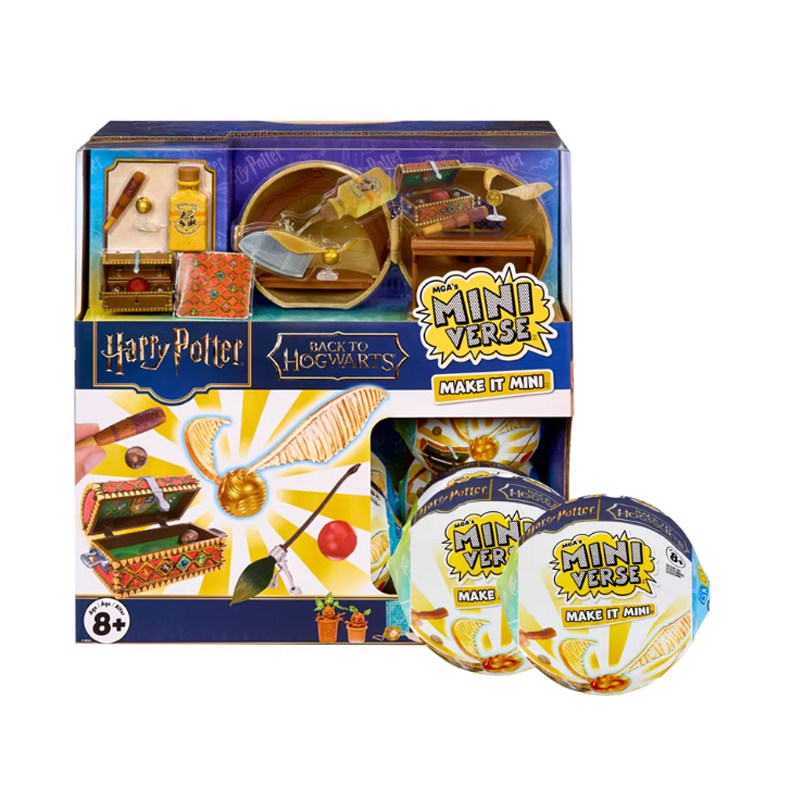 miniverse霍格沃茨魔法学院哈利波特球盲盒微缩DIY手工盲盒魔法球