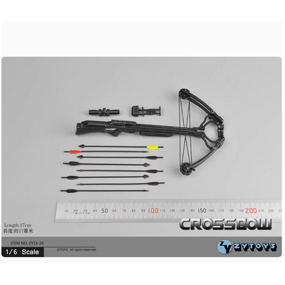 ZYTOYS 1/6复合弩 SOALE CROSSBOW不可发射 弓箭模型