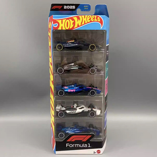新款 风火轮 五连包系列 F1赛车红牛合金小汽车模型 JLN11