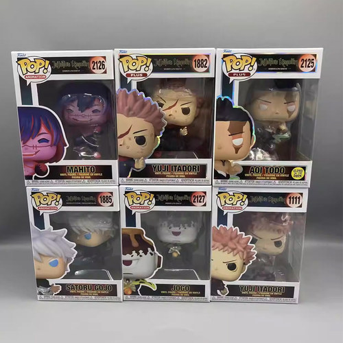 Funko POP咒术回战Jujutsu Kaisen五条悟 漏瑚 虎杖悠仁手办模型