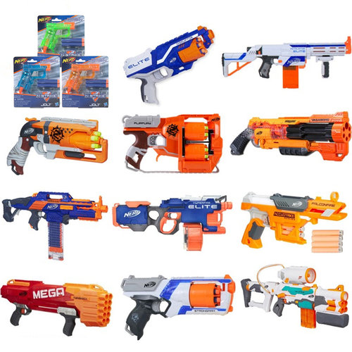 孩之宝正版nerf热火cs对战发射器