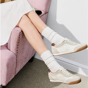 商场同款2026新款奶霜可可德训鞋阿甘鞋运动休闲鞋平底女鞋EPN22