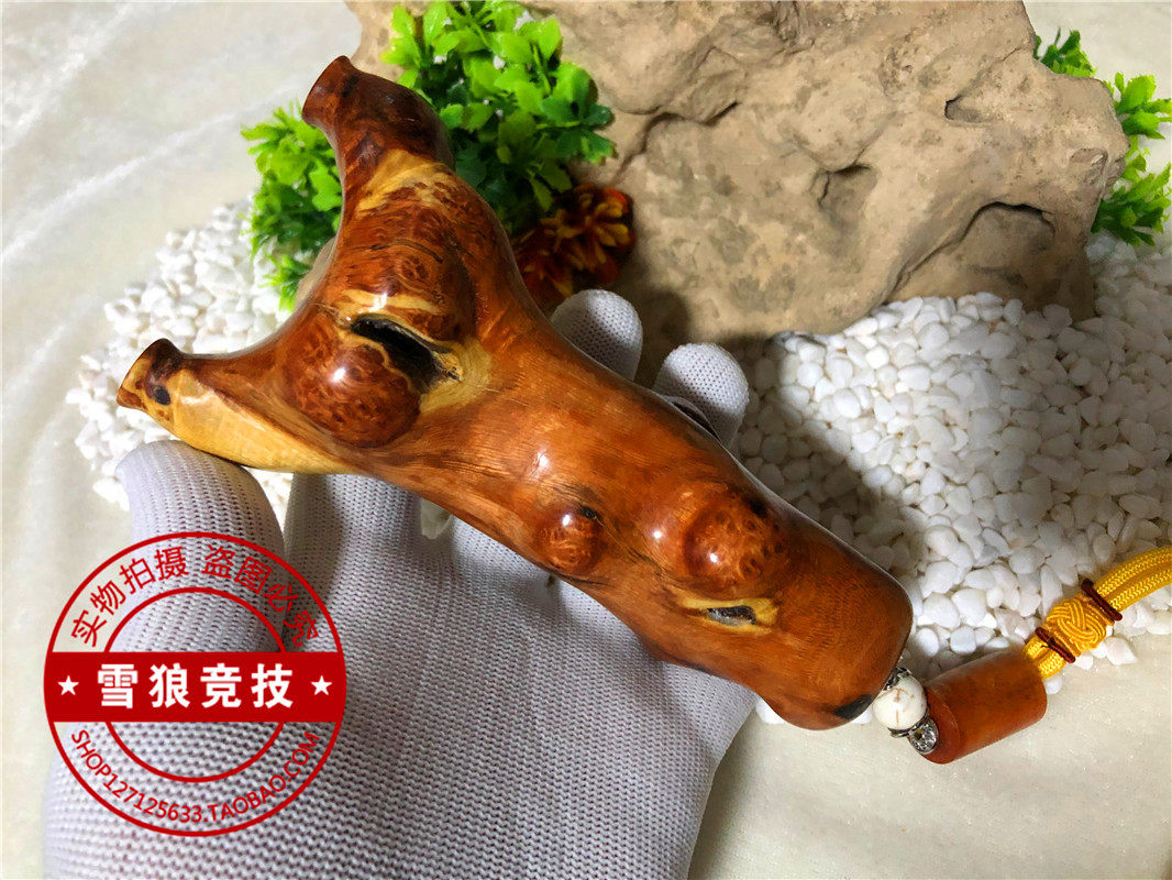 麻梨疙瘩弹弓手工雕刻随型料扁皮飞虎弓天然木料原生态把玩火琉璃