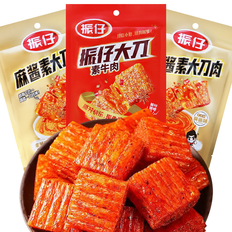 振仔 38g麻酱素大刀肉 10面筋制品