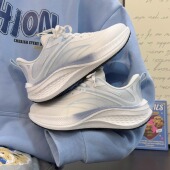 回力碳板军训体测专用跑鞋 爆米花网面减震透气跑步软底学生运动鞋