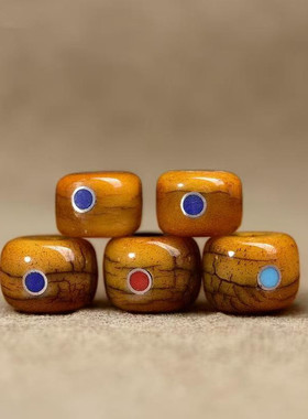 藏式老料牦牛骨多宝佛珠散珠