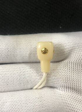 驼骨玉化料一体三通佛头