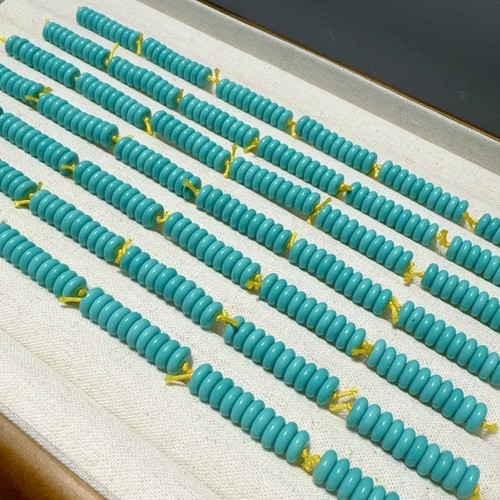 菱镁矿松石绿隔片垫片佛珠配饰金刚菩提文玩手串diy藏式串珠配件