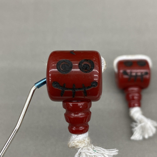 西藏回流驼骨阿呆三通配件藏式文玩手串项链diy散珠尸陀林阿呆SH