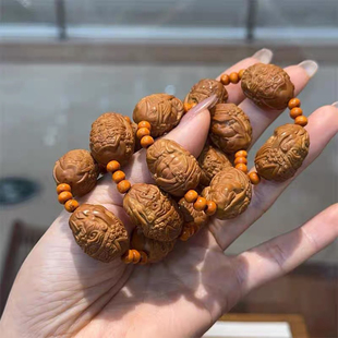 橄榄核四不扎基手捻diy配件文玩佛珠手串时尚配饰隔珠串珠饰品