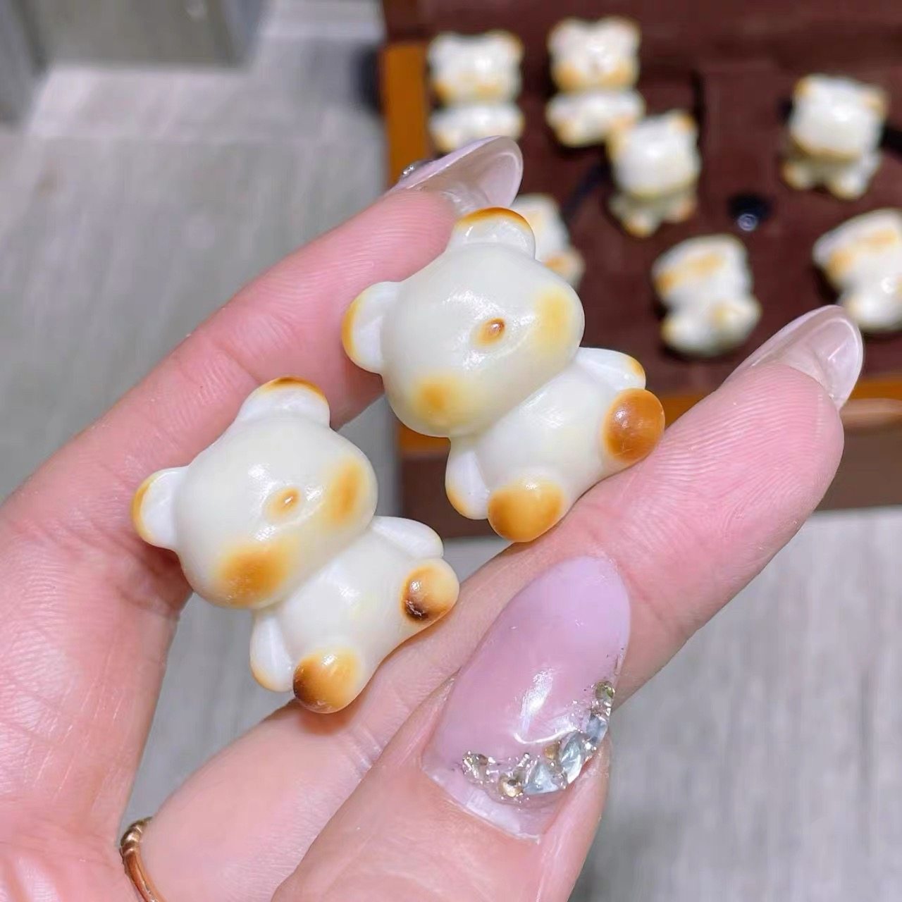 象牙果炭烧小熊配件diy手链项链文玩佛珠饰品挂件隔珠配饰,饰品/流行首饰/时尚饰品新,菩提,淘宝优惠券,粉丝福利购,淘宝优惠卷