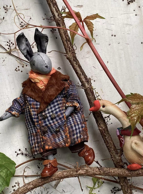 空想集手作&秋尘手作手工布偶挂件装饰摆件阳台布置