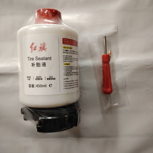 红旗比亚迪融达补胎液轮胎紧急救援自补液连接气泵使用450ml