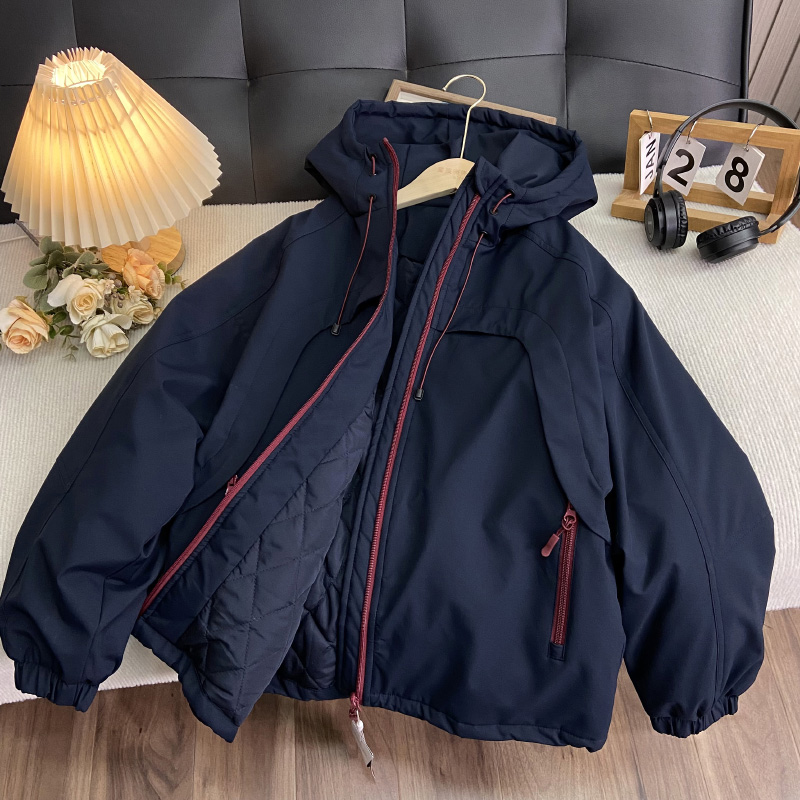 海洋家特价童装 男女童潮款夹棉外套儿童秋冬季新款冲锋衣中大童