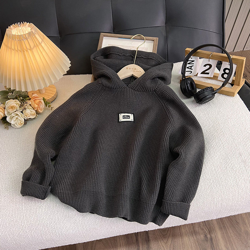 海洋家特价童装 男女童春秋季新款外套 儿童针织衫甩帽大童毛衣,童装/婴儿装/亲子装,毛衣/针织衫,淘宝优惠券,粉丝福利购,淘宝优惠卷