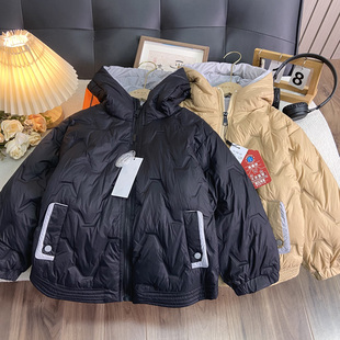 海洋家特价童装 男女童中大童轻薄款羽绒服儿童冬款保暖羽绒外套