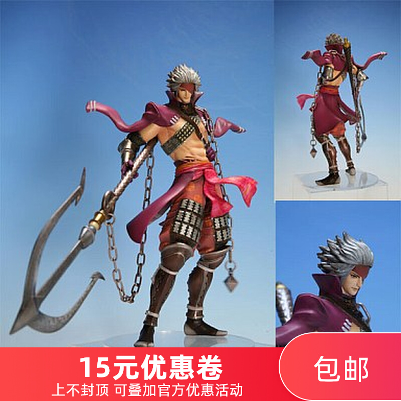 爱玩乐 日版 寿屋 战国basara2战极像 长曾我部元亲手办现货包邮