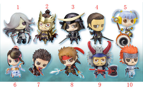 玩乐日版战国basara集结人偶盒蛋