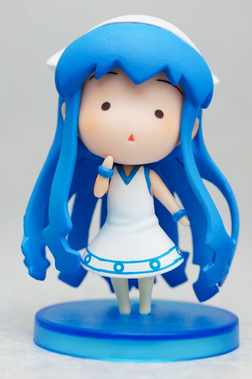 乌贼娘 イカ娘 花枝娘发呆q版动漫人偶现货包邮