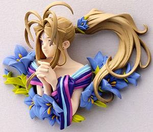 爱玩乐 日版 我的女神 贝露丹蒂 胸像冰箱贴 20周年纪念现货包邮