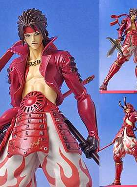 爱玩乐 日版寿屋 战国BASARA2战极像 真田幸村1/8PVC手办现货包