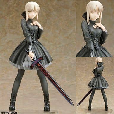 爱玩乐 日版Alter Fate hollow 黑Saber 礼服1/8手办人偶现货包邮
