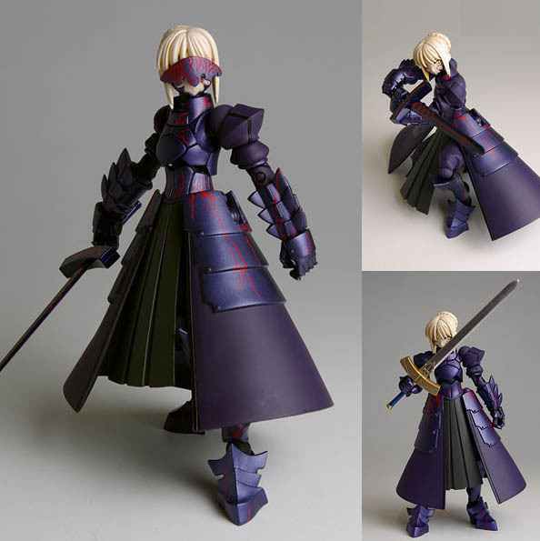 爱玩乐 日版山口式 Fate stay night黑Saber卑王可动手