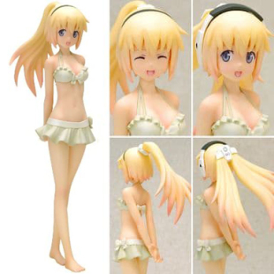 爱玩乐 日版Wave 武装神姬安瓦尔天使安水着1/10手办人偶现货包邮