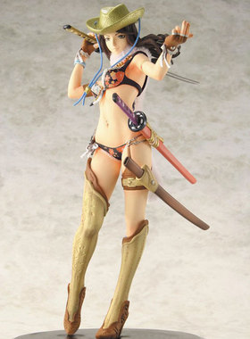 爱玩乐.日版 御姐玫瑰vorteX 御姐武戏彩黑色水着1/8手办现货包邮