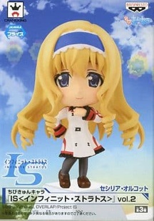 爱玩乐.日版 IS无限斯特拉托斯塞西莉娅奥尔卡特盒蛋人偶现货包邮