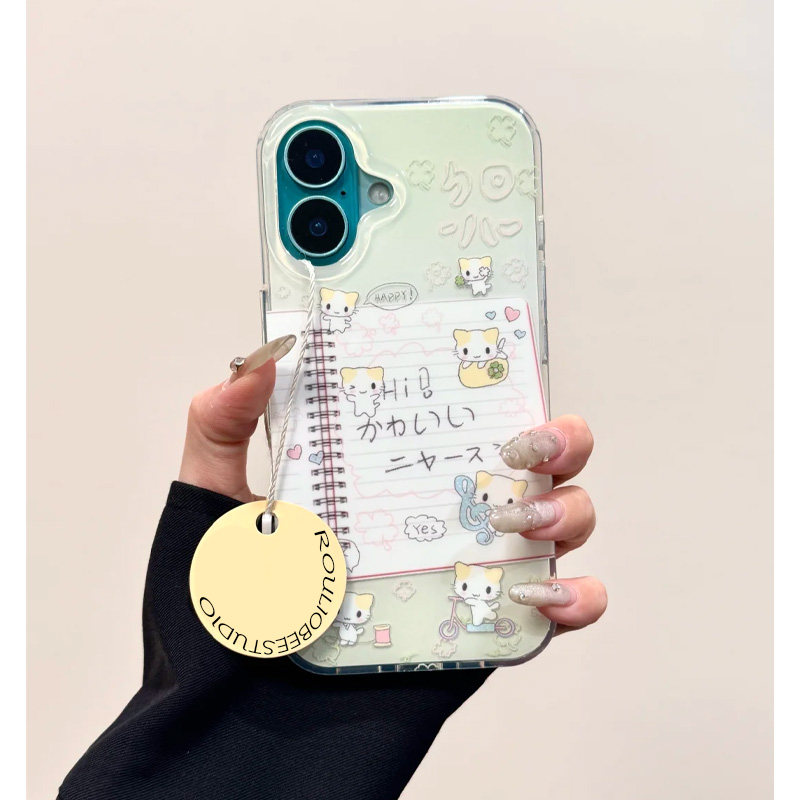 棉花糖古早猫适用苹果16promax手机壳iphone14华为mate60pro奶油Pura70荣耀300女reno13保护套vivos20小米15