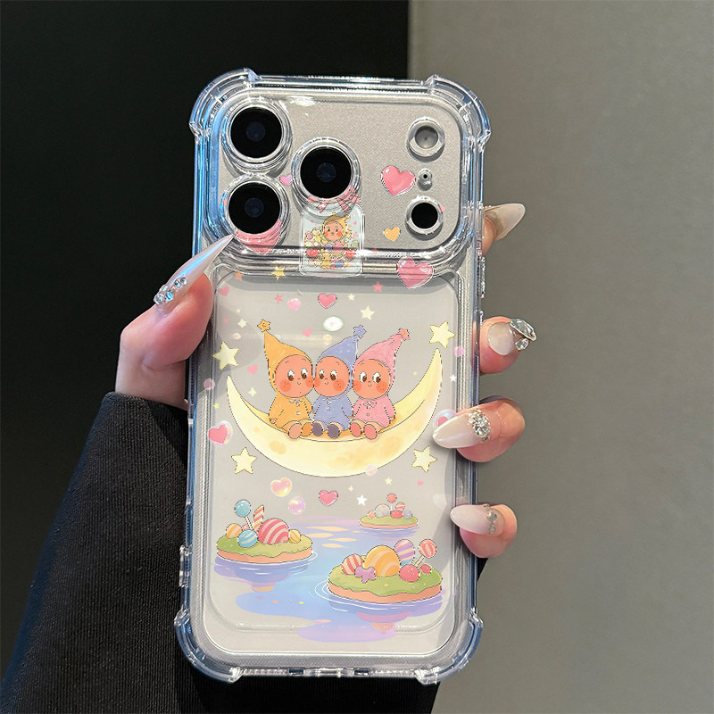 糖果瓶子星人适用苹果17/16promax手机壳iPhone15华为mate70pro透明Pura80荣耀400女reno14保护套s30软小米17