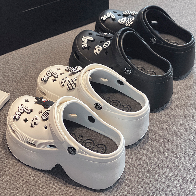 洞洞鞋女夏2024新款增高可爱沙滩