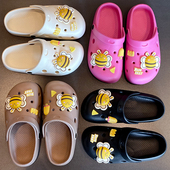 男士 防滑踩屎感2024新款 百搭女夏季 外穿凉拖鞋 洞洞鞋 包头厚底沙滩