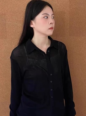 MQ｜MACQNF22820时尚Polo百搭显瘦简约个性宽松衬衫T恤女