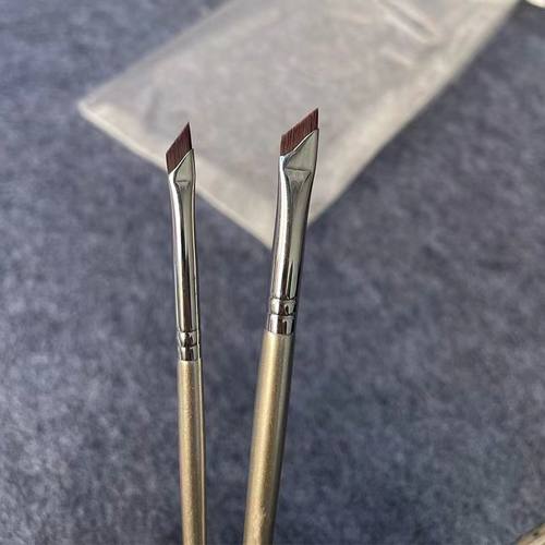 斜角刀锋眼线刷扁平极细超薄