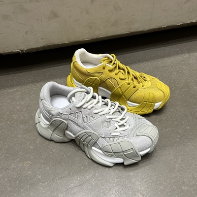 欧洲站厚底轻便百搭老爹鞋女2025新款女爆款软底不累脚休闲运动鞋