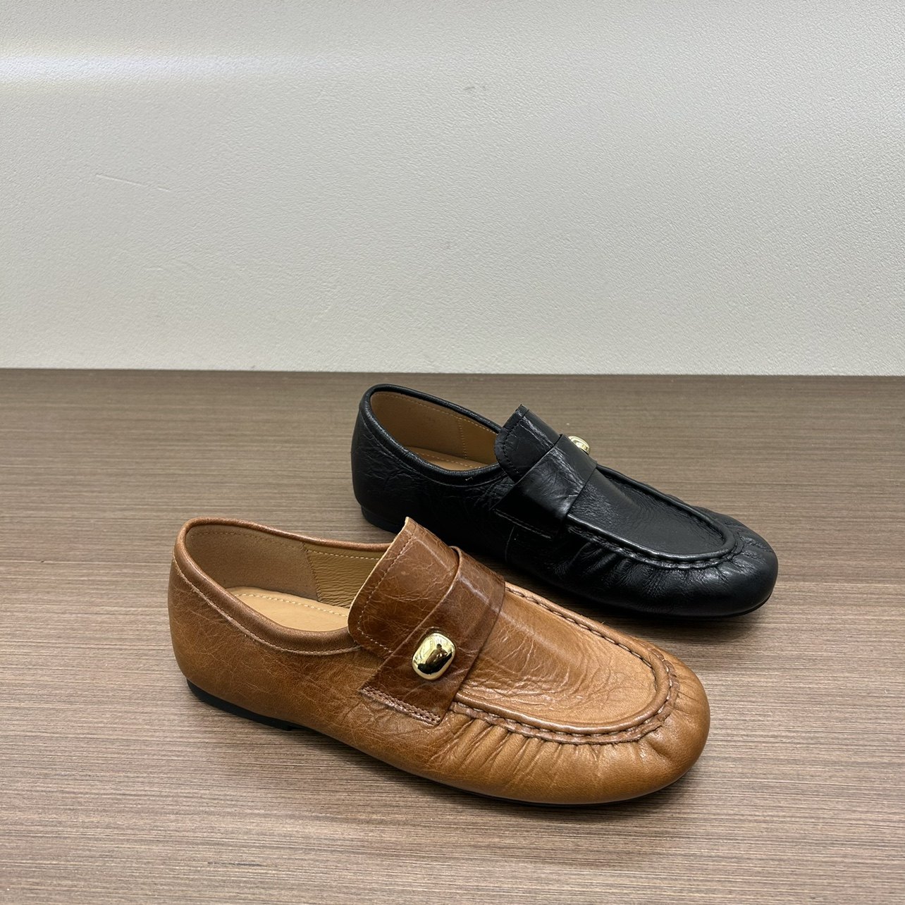 欧州站软牛皮手工乐福鞋女26年新款低跟软底浅口小皮鞋舒适单女鞋,女鞋,浅口单鞋,淘宝优惠券,粉丝福利购,淘宝优惠卷