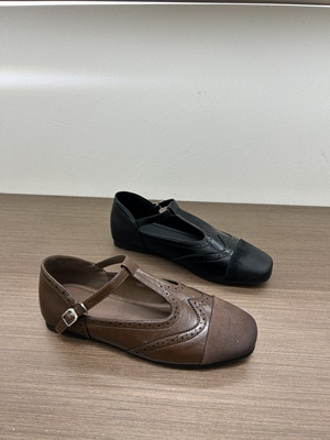 欧洲站春季女鞋低跟真皮休闲小单鞋浅口脚蹬小皮鞋韩版软面平底鞋