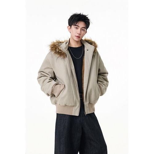 「设计师品牌」冬季新款百搭时尚棉衣外套