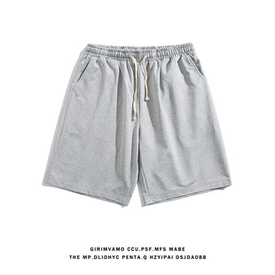 「设计师品牌」日濡月染 纯棉短裤男女五分裤夏季休闲运动裤