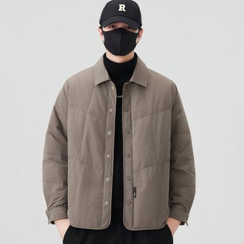 「设计师品牌」2025新款男士轻薄款羽绒服 90白鸭绒