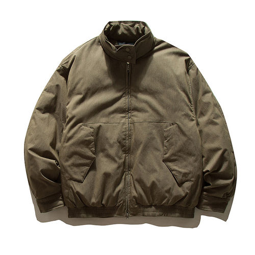 「设计师品牌」 2025日系简约羽绒服90白鸭绒加厚保暖立领外套-