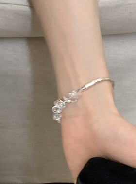 小众设计感人造水晶半镯女2026年新款个性百搭气质时尚手链手镯