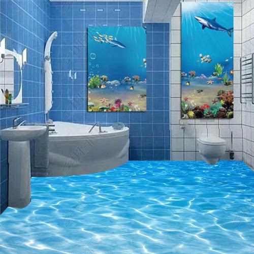 3D3D地贴地胶地贴定做加厚