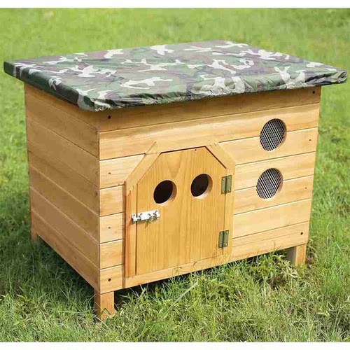 防水木制实木猫狗窝收藏送门牌哦