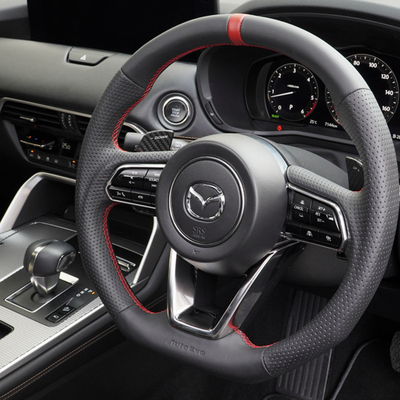 次世代马自达3昂克塞拉Autoexe方向盘碳纤维拨片档把手球后视镜