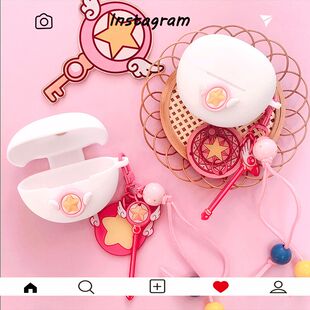 小度G108青春版耳机壳适用小度G108青春版耳夹式蓝牙耳机保护壳小度G108耳机套百变小樱一体式硅胶软壳