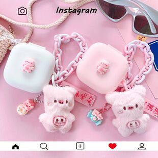 适用于Beats PowerBeats Pro2蓝牙耳机保护壳Beats PowerBeats Fit耳机套Beats Fit Pro可爱卡通防摔硅胶软壳