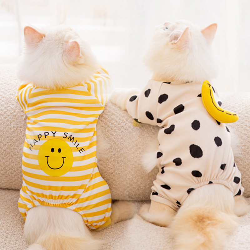 秋冬季猫咪保暖居家服可